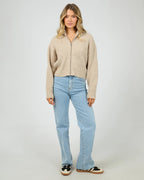 All About Eve Bridie knit Zip Through Knit