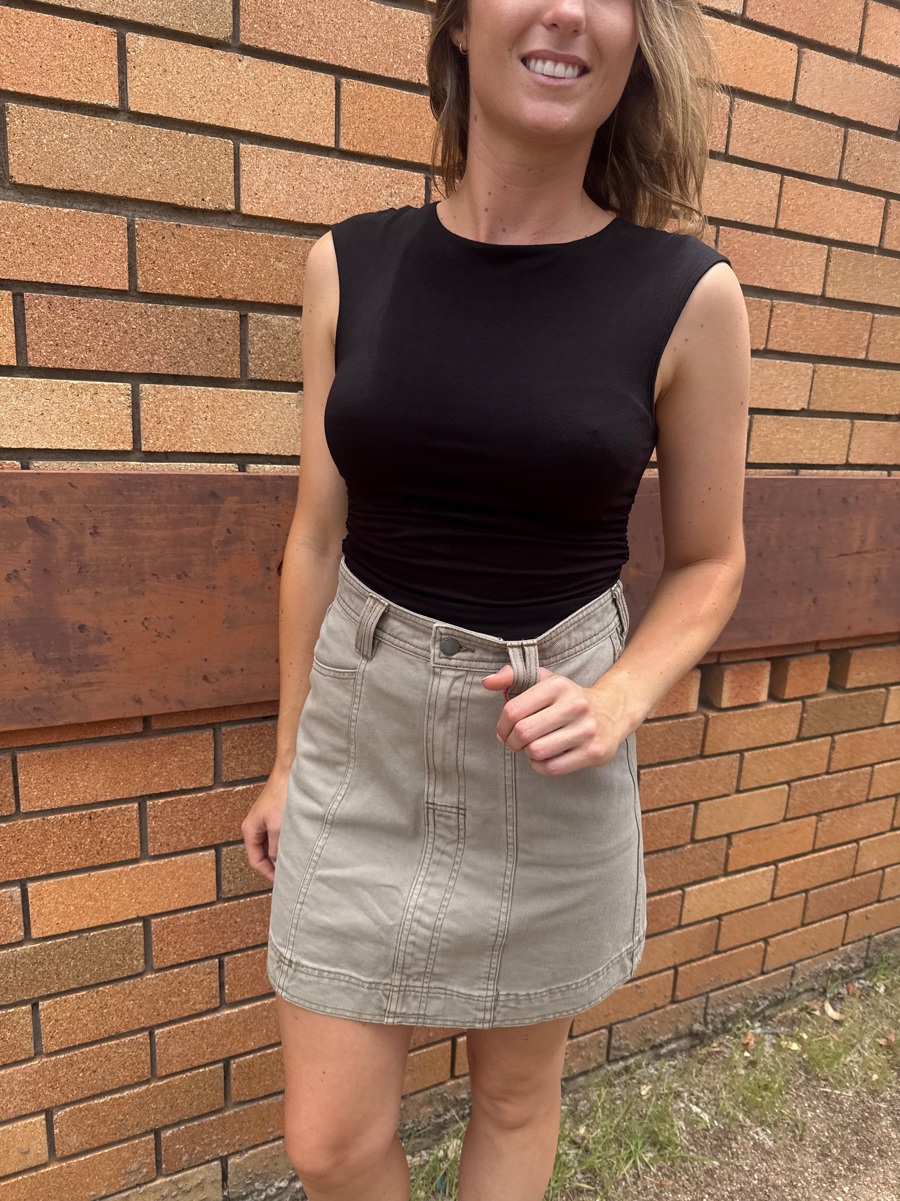 Twofold Clare Denim Skirt