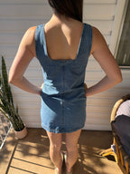 Staple the label Cassia denim mini dress