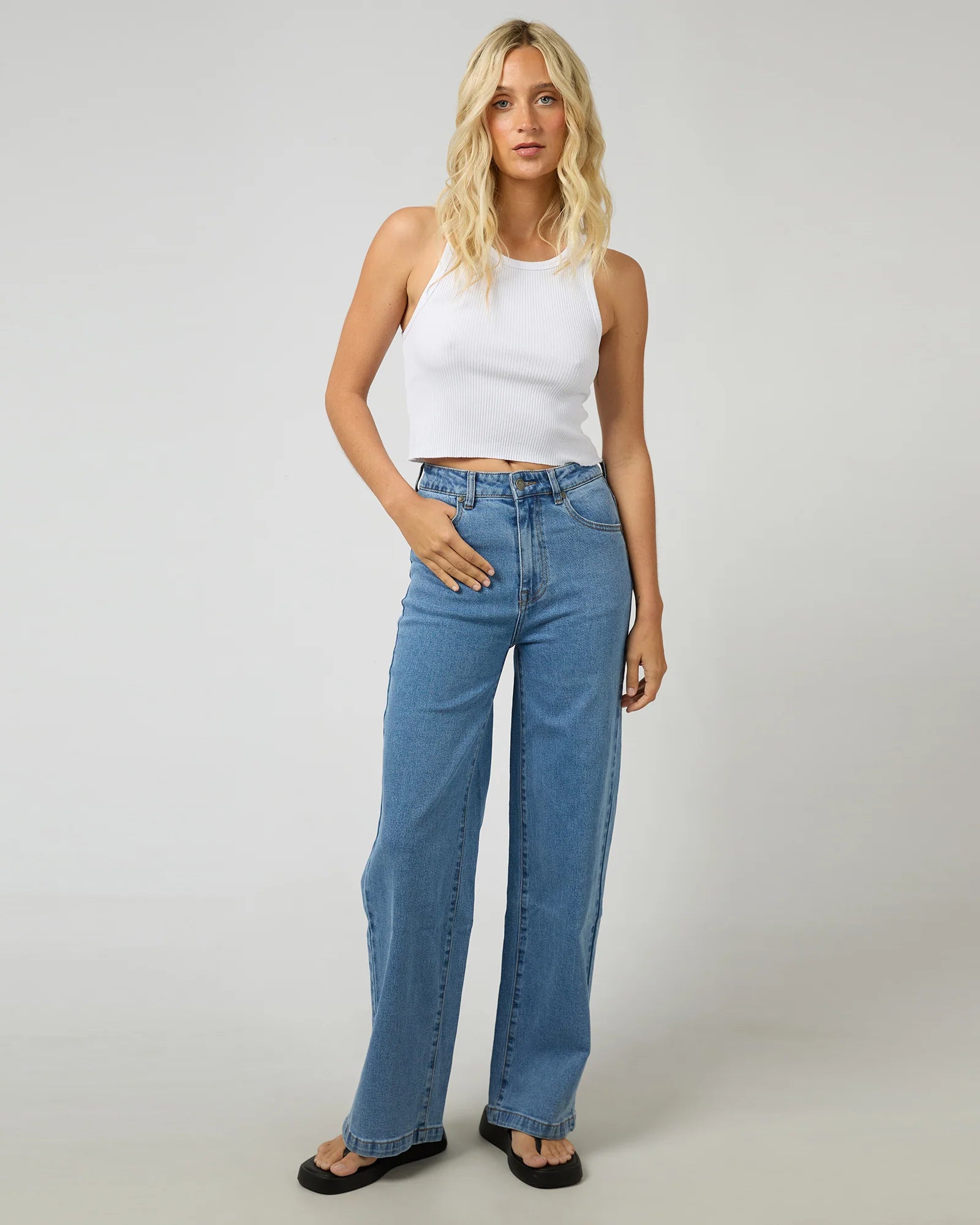 All About Eve Jacqui Wide Leg Jean