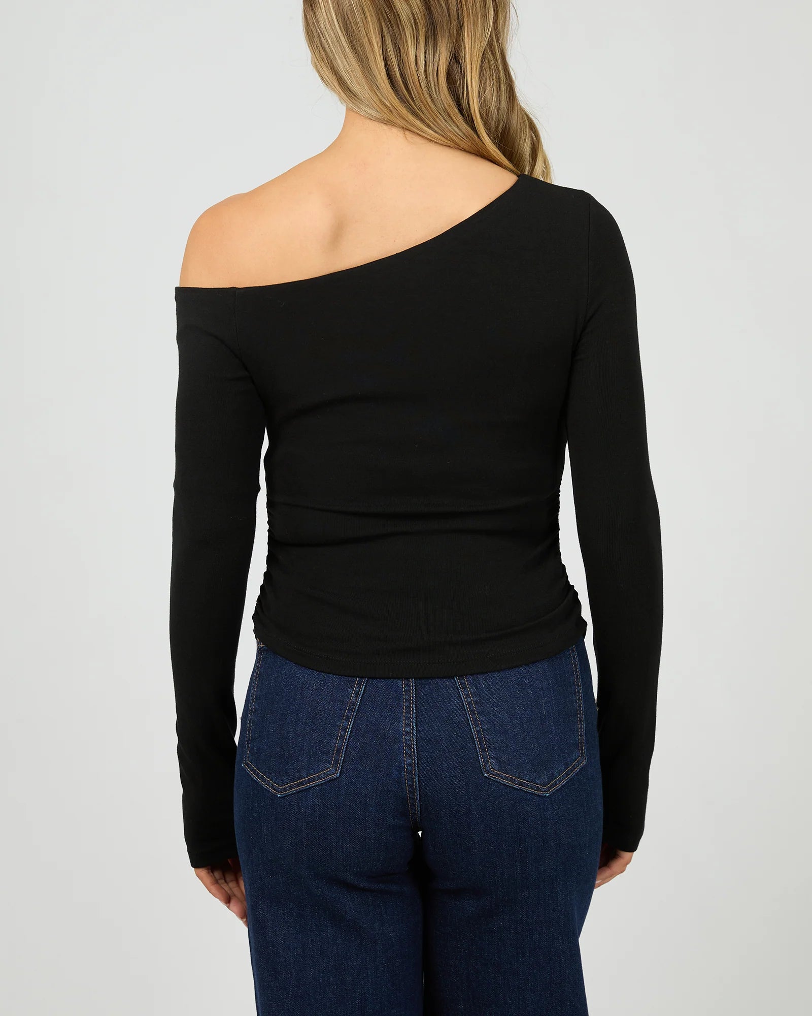 All About Eve Kylie off shoulder L/S top