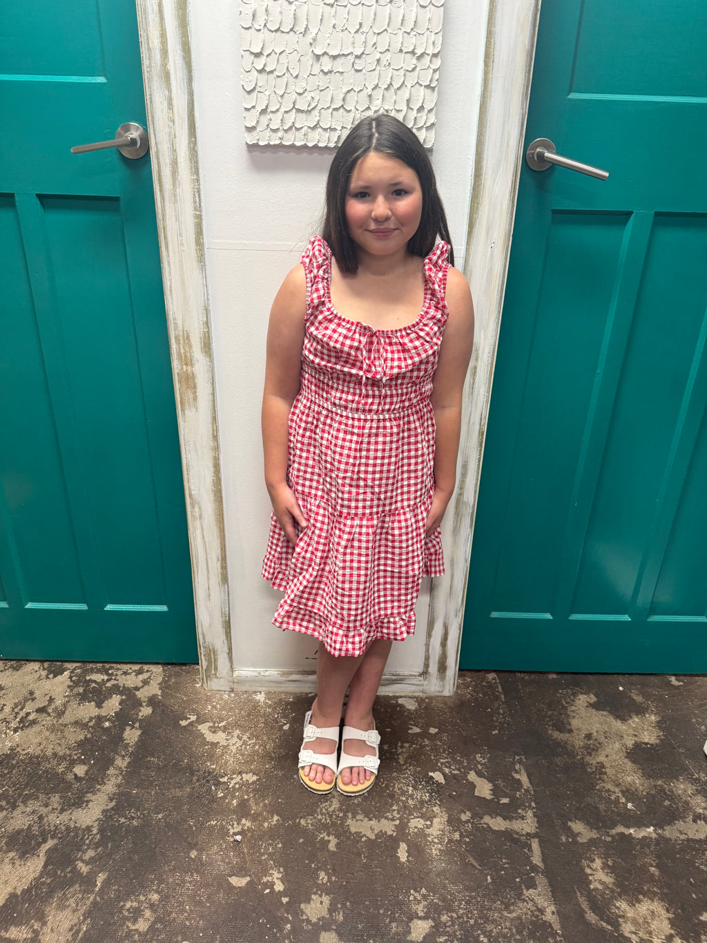 Eve Girl Elsa Gingham Dress