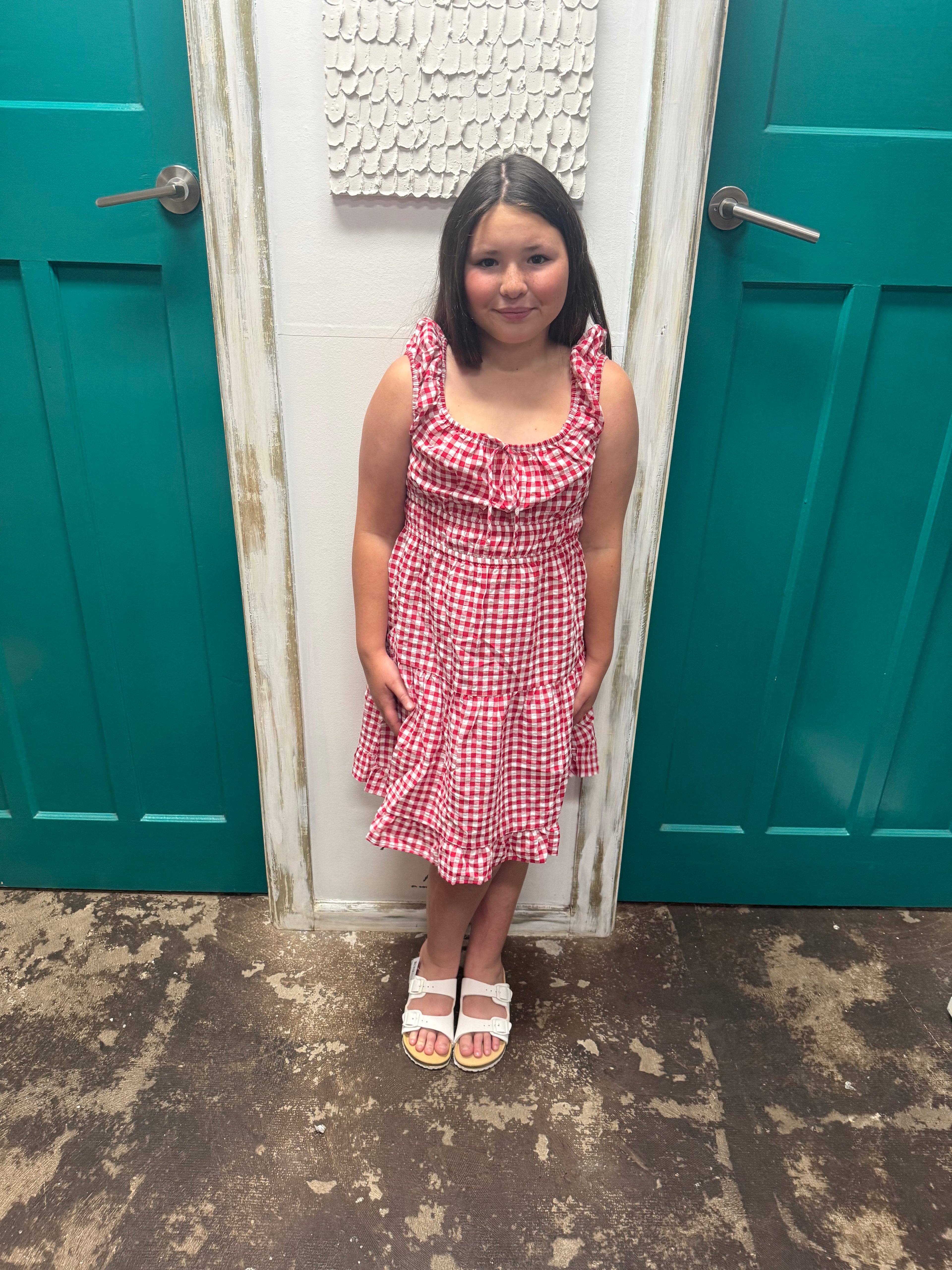 Eve Girl Elsa Gingham Dress