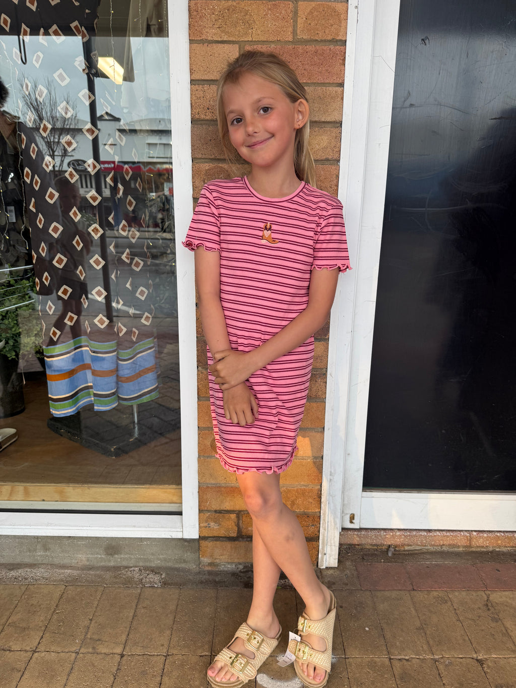 EVE GIRL Freya rib dress