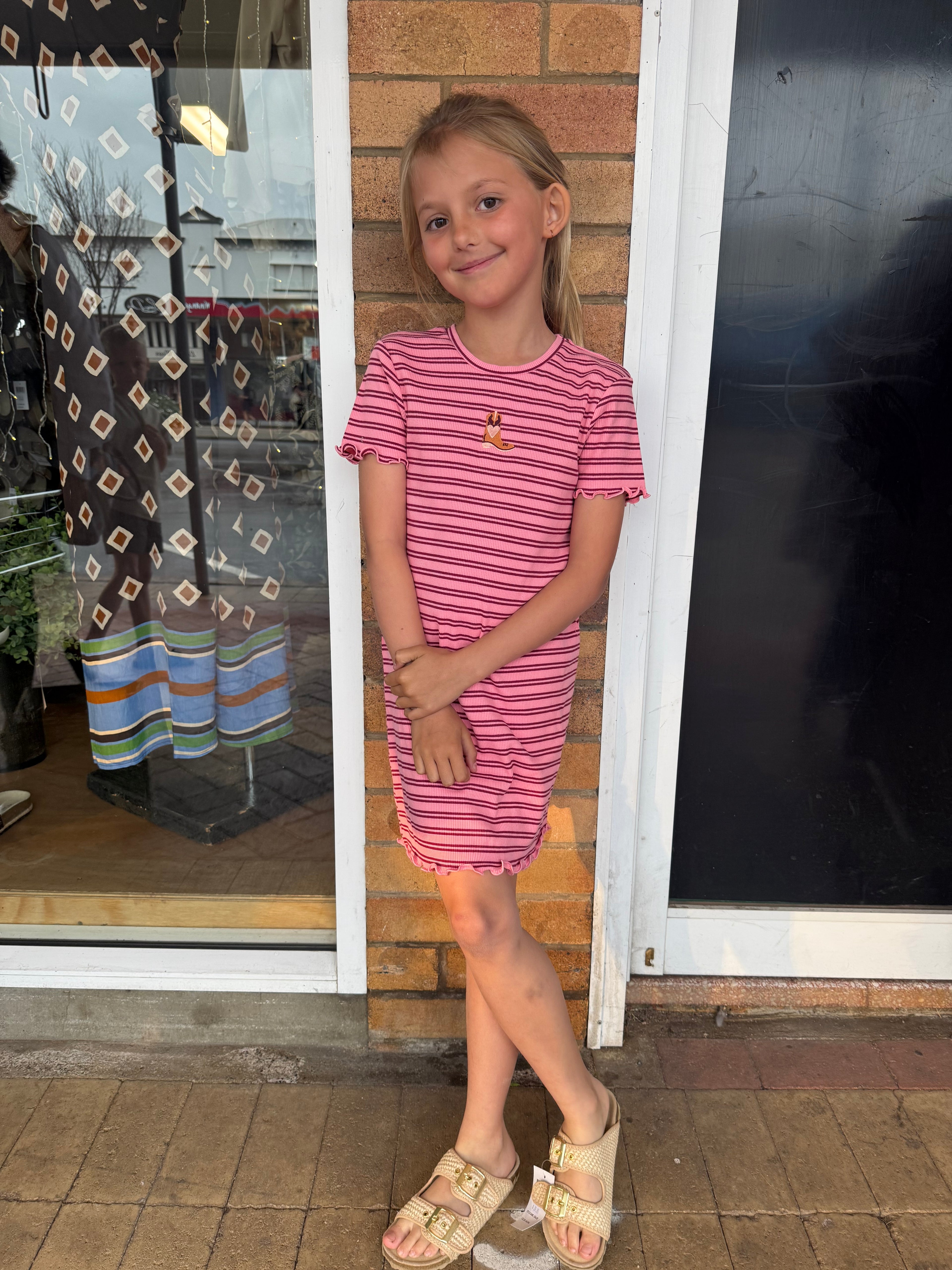 EVE GIRL Freya rib dress