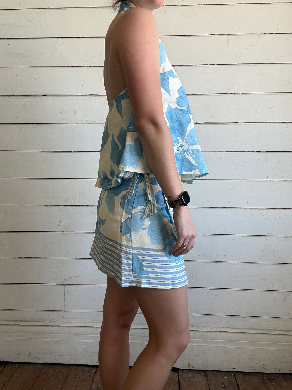 Little Lies Delphine Linen Wrap Skirt