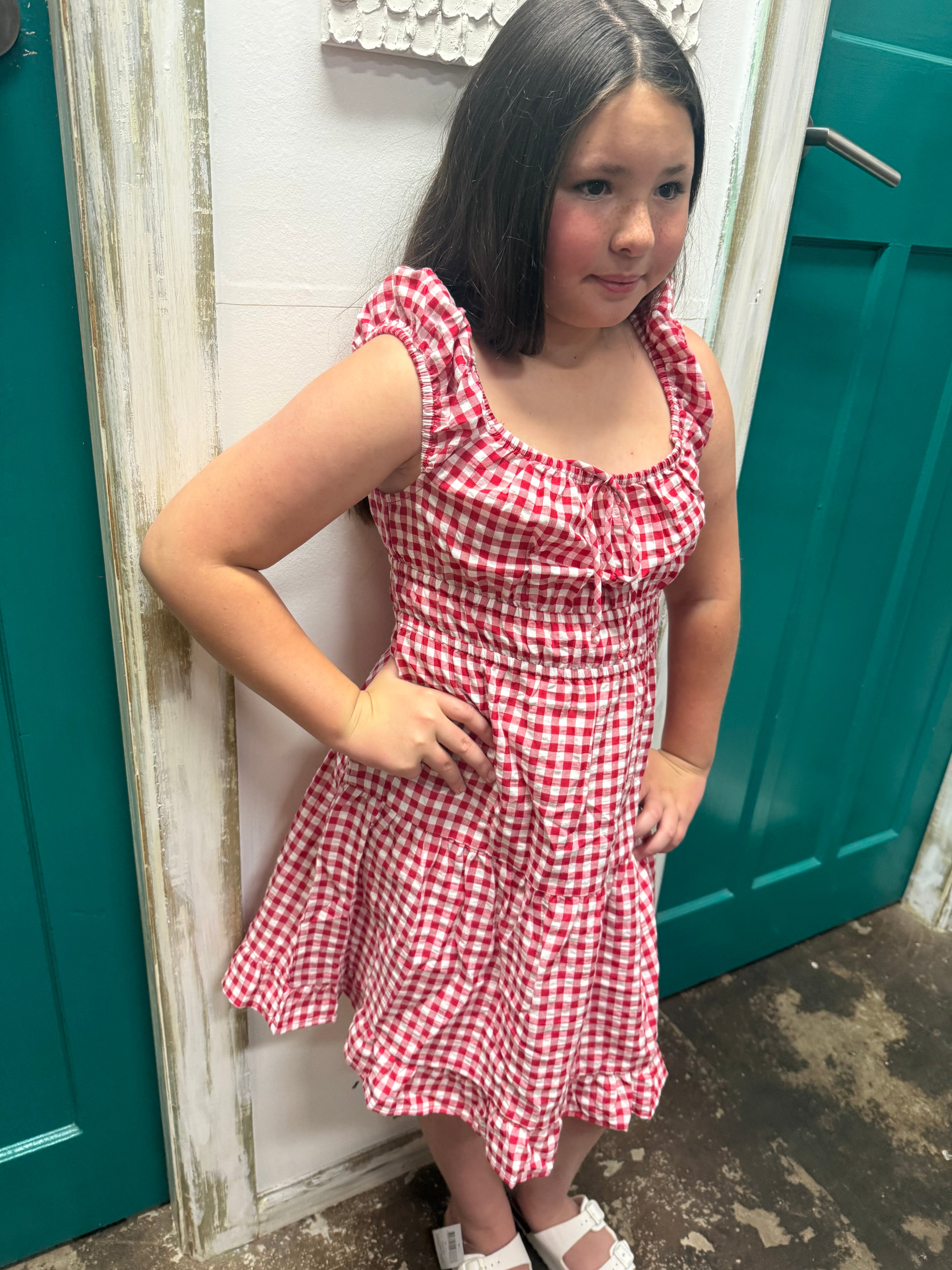 Eve Girl Elsa Gingham Dress