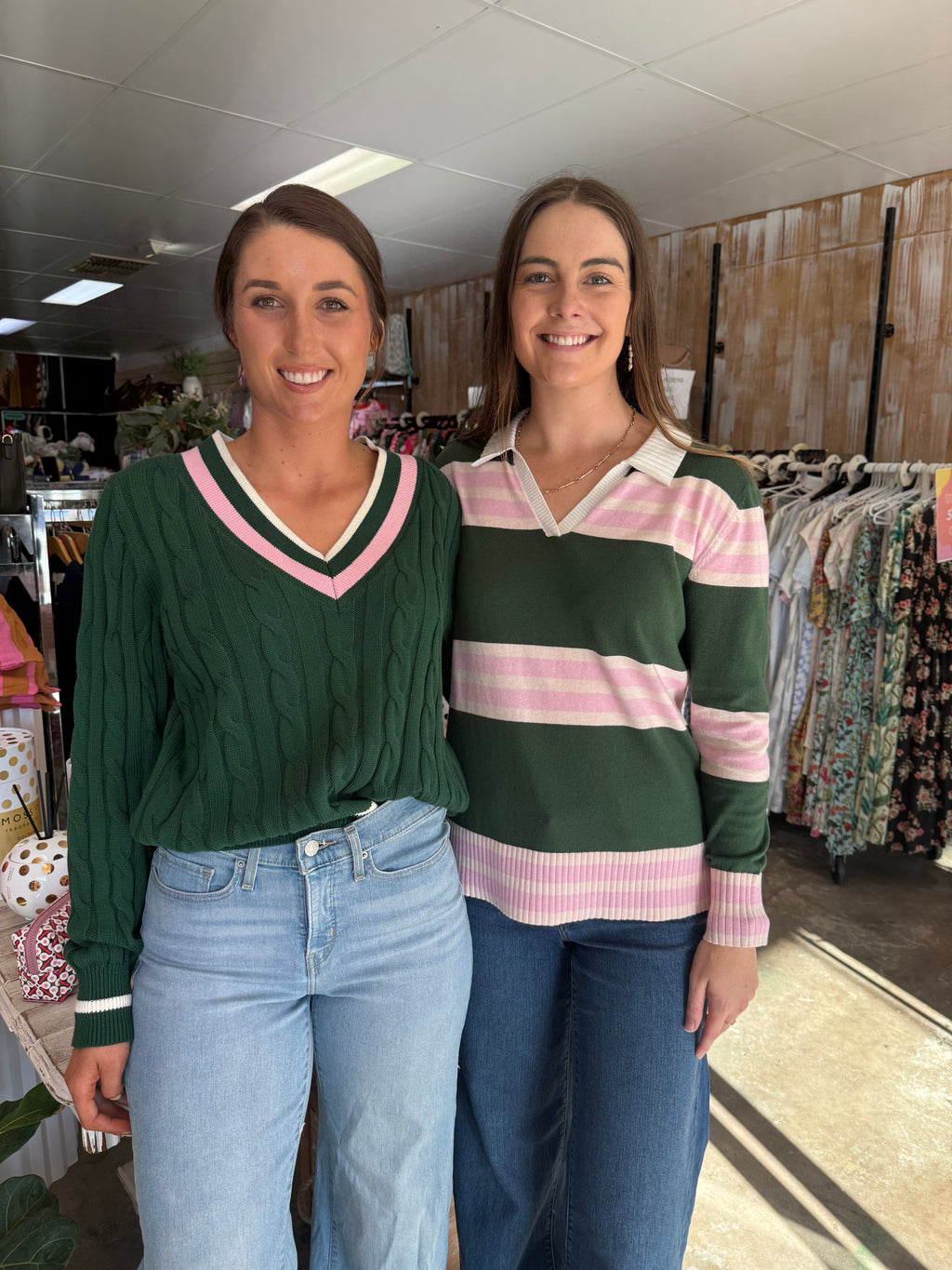 Cloth + Paper + Scissors Cheeky Dip V Knit