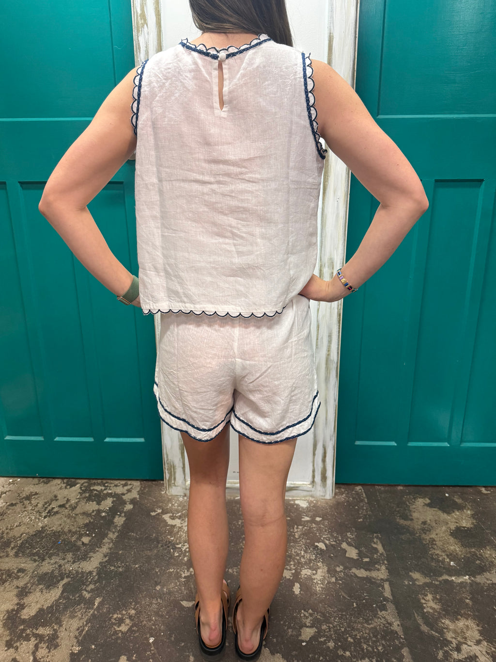 Azure And Indigo Maya Top