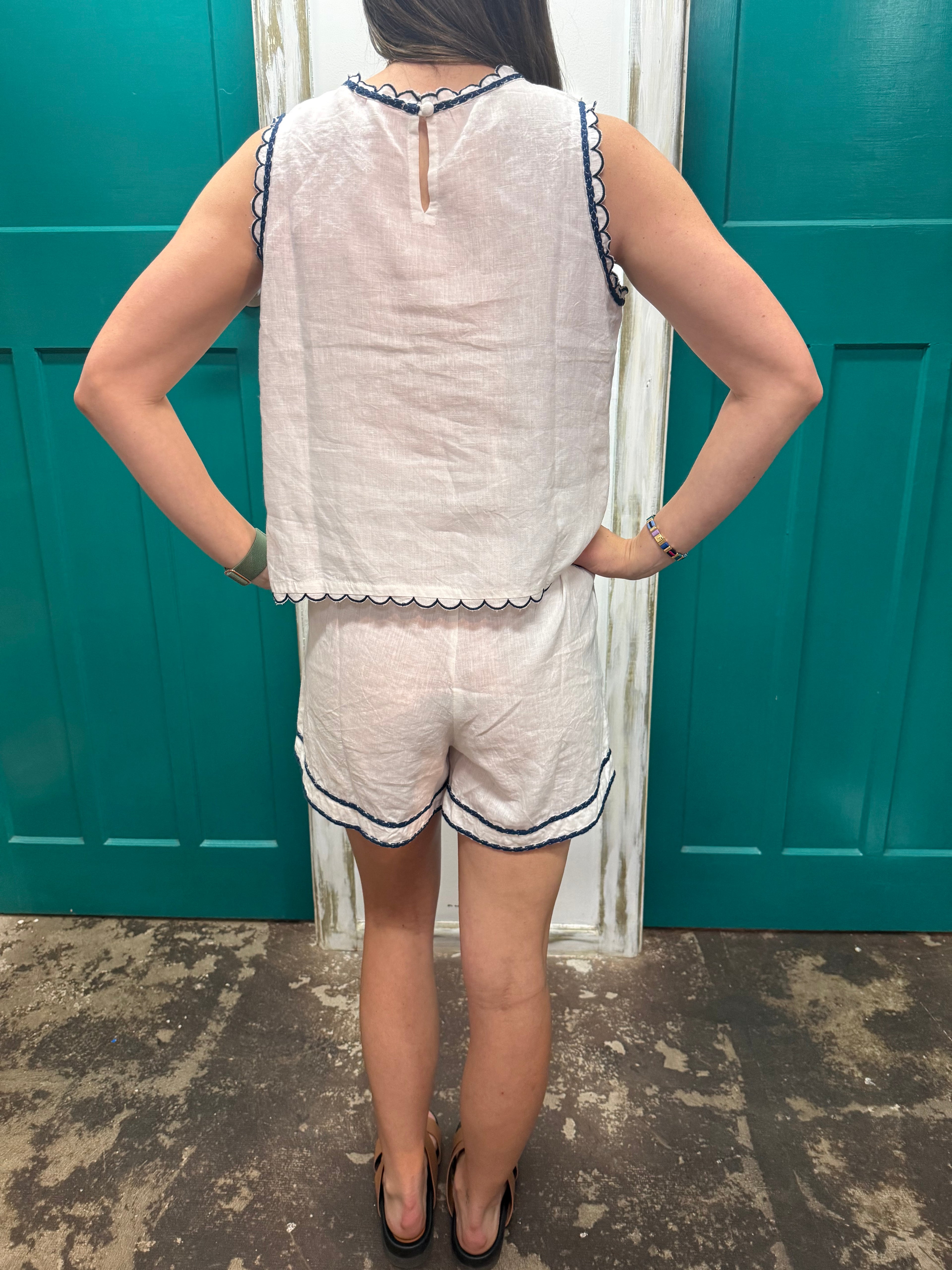 Azure and Indigo Maya short