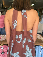 Indikah Halter Maxi Dress