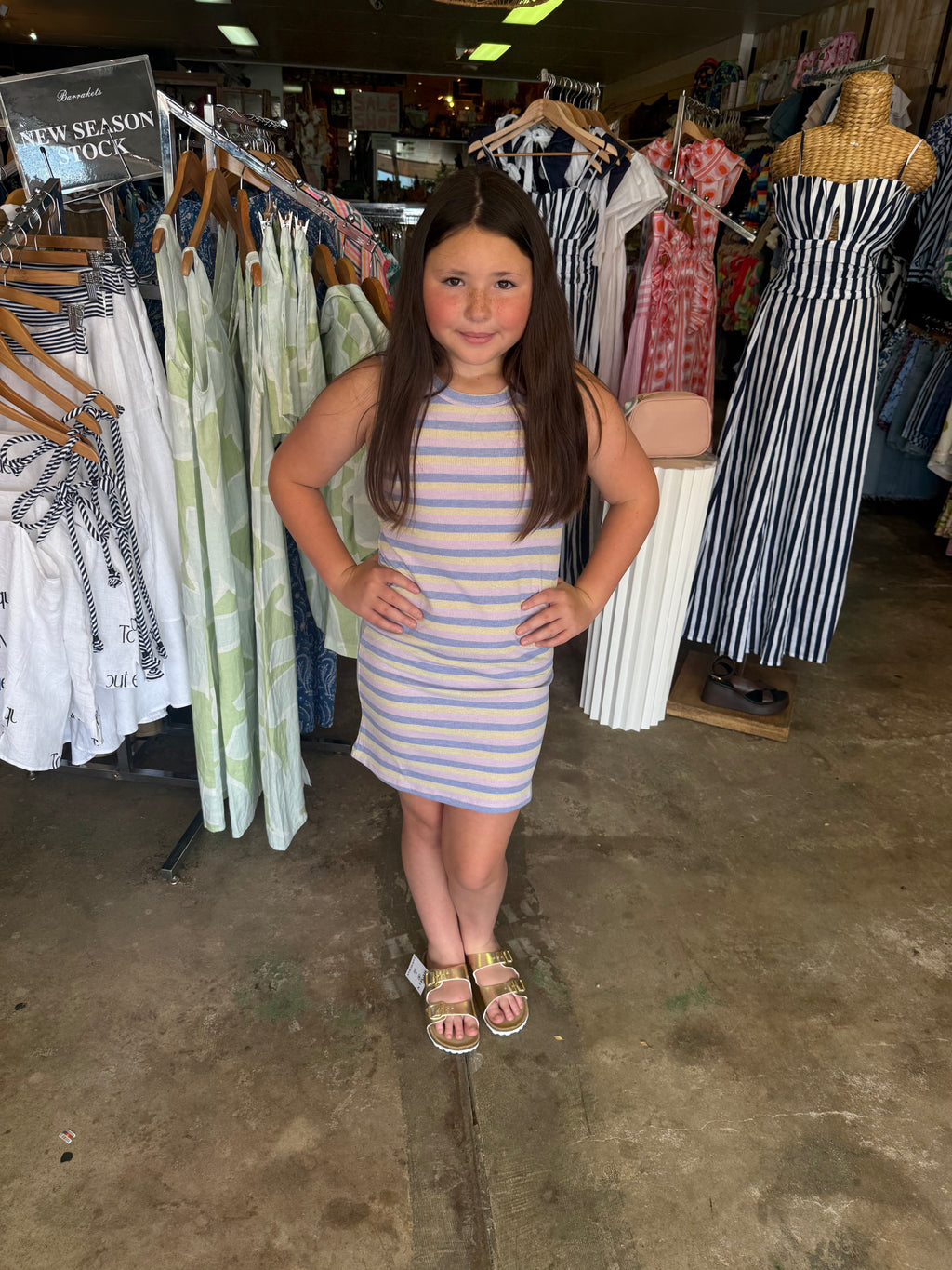 Eve Girl Callie Rib Tank Dress
