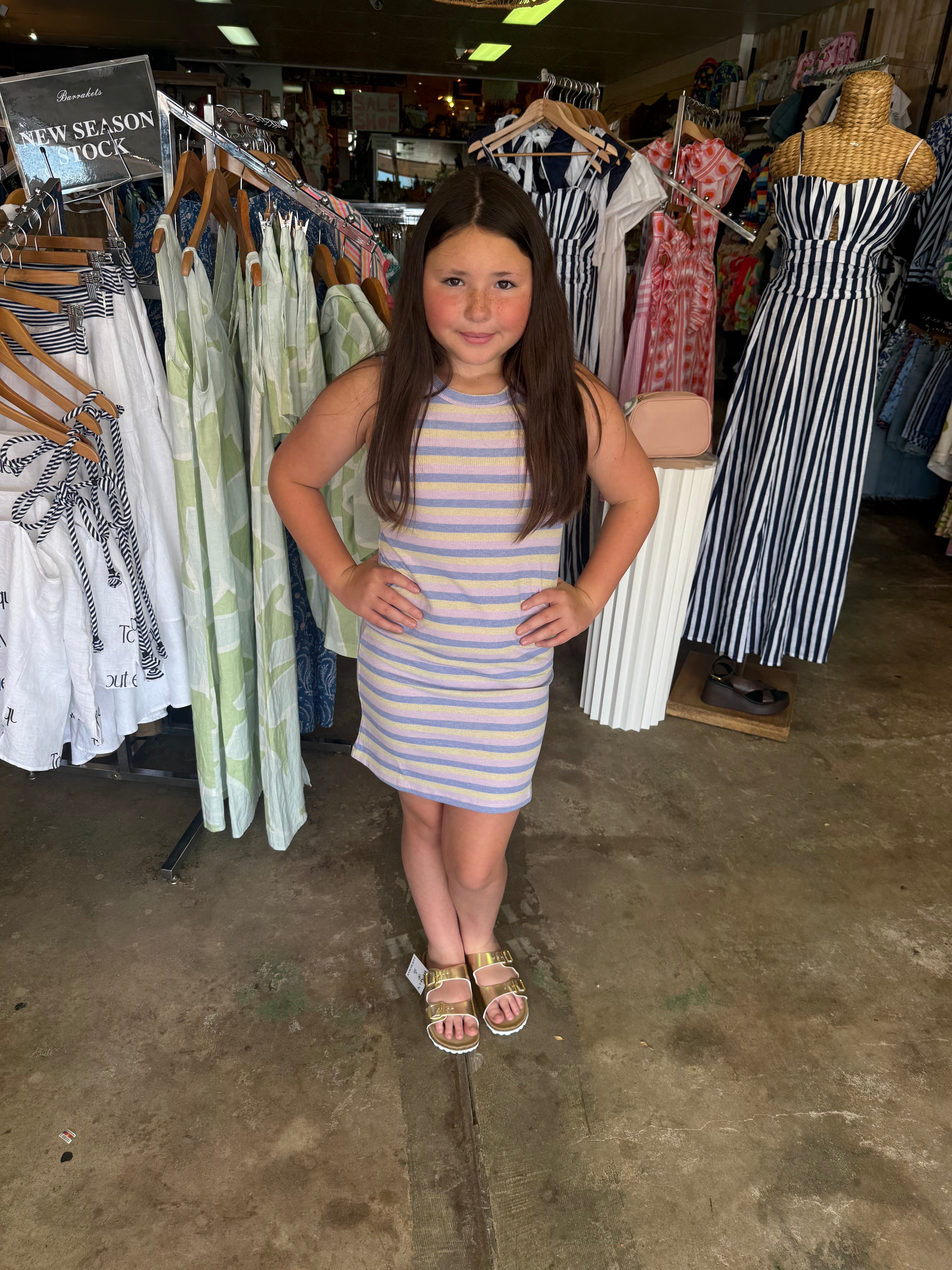 Eve Girl Callie Rib Tank Dress