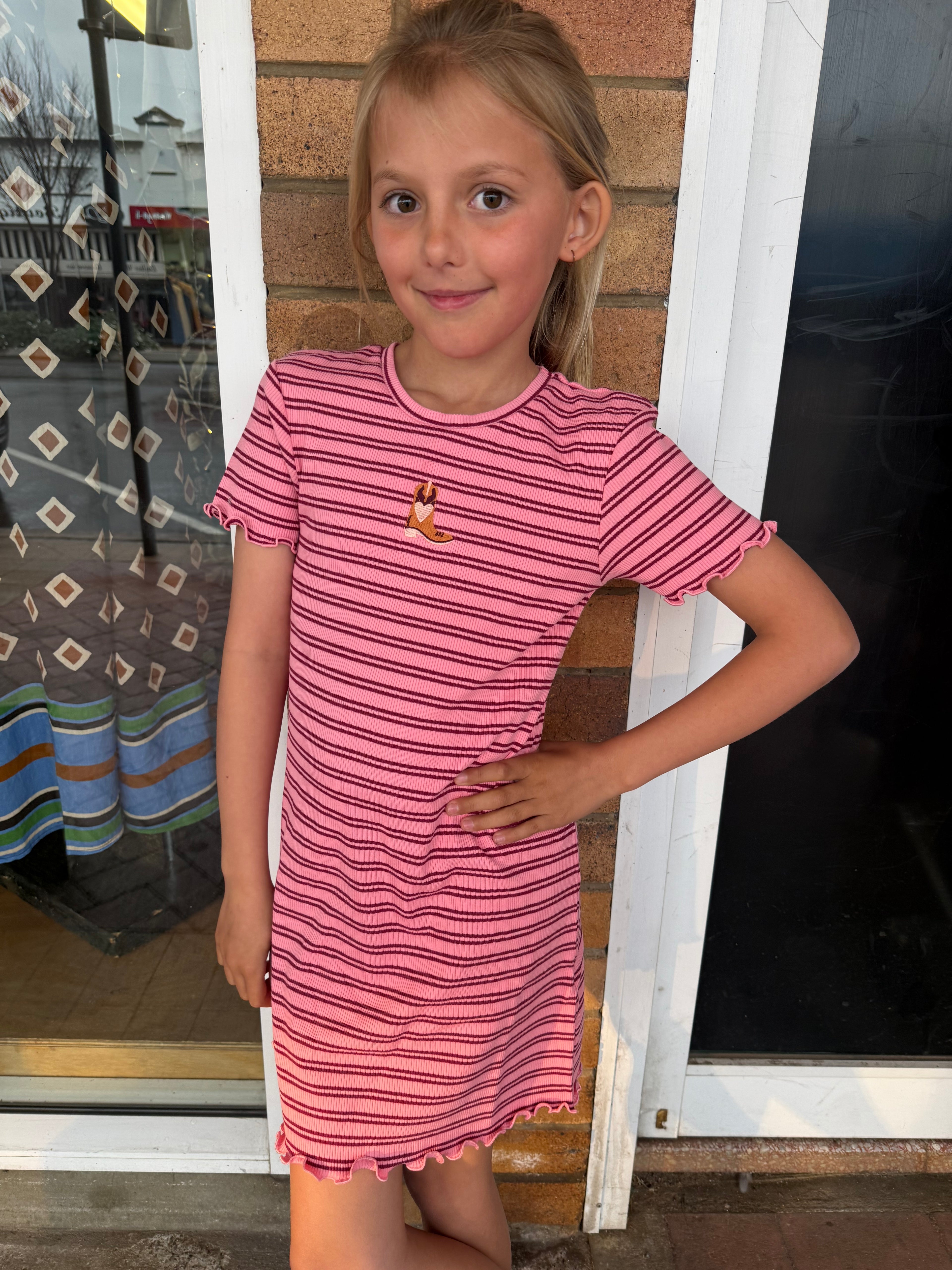 EVE GIRL Freya rib dress