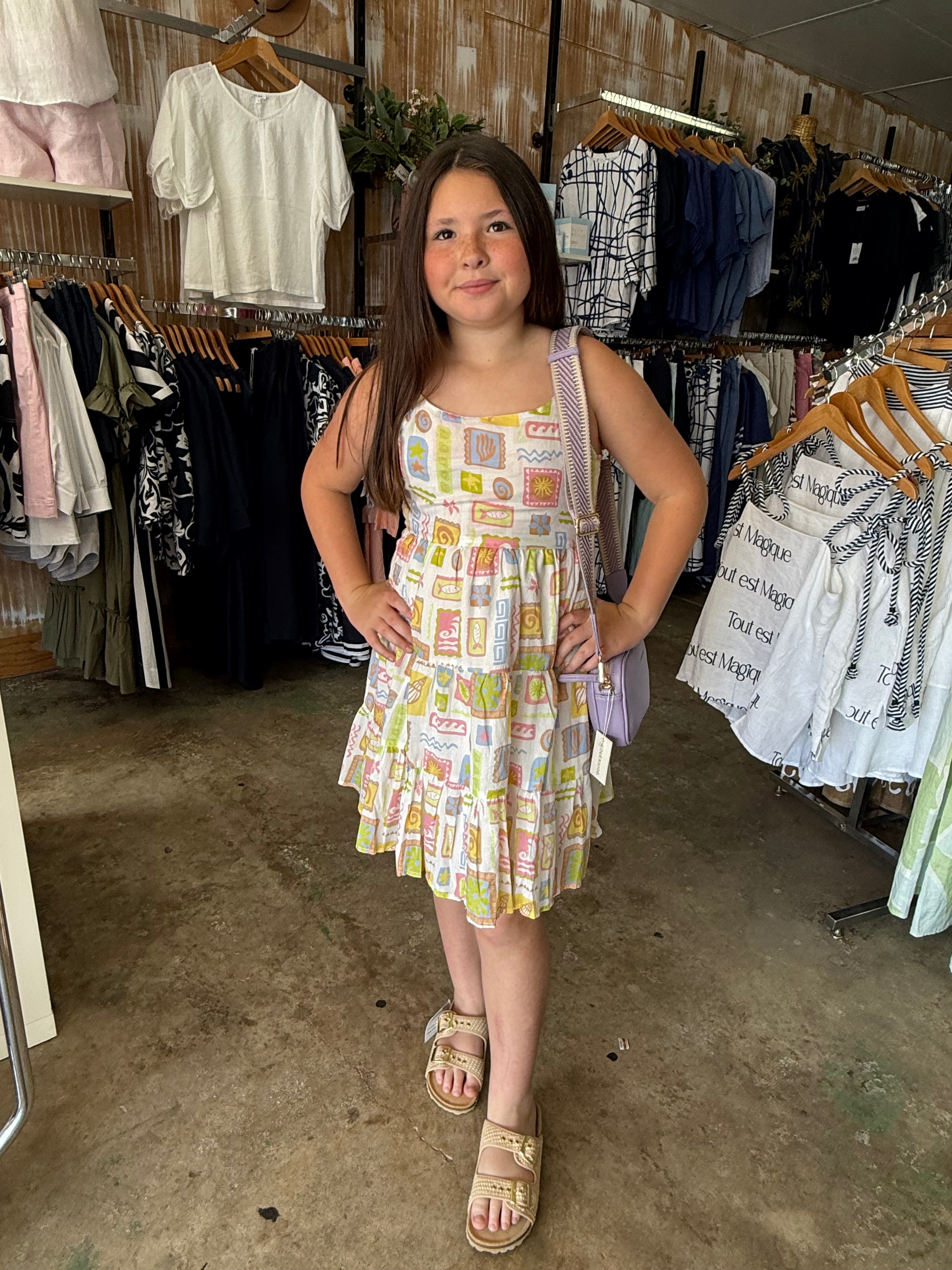 Eve Girl Matisse Tiered Mini Dress