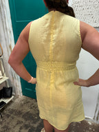 White Closet Waist Detail Mini Dress