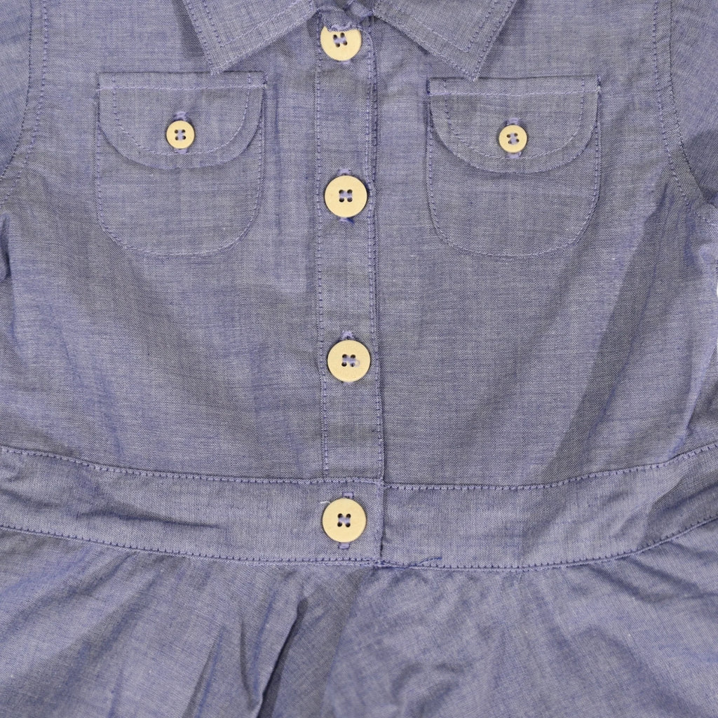 Korango Chambray Tiered Swing Dress