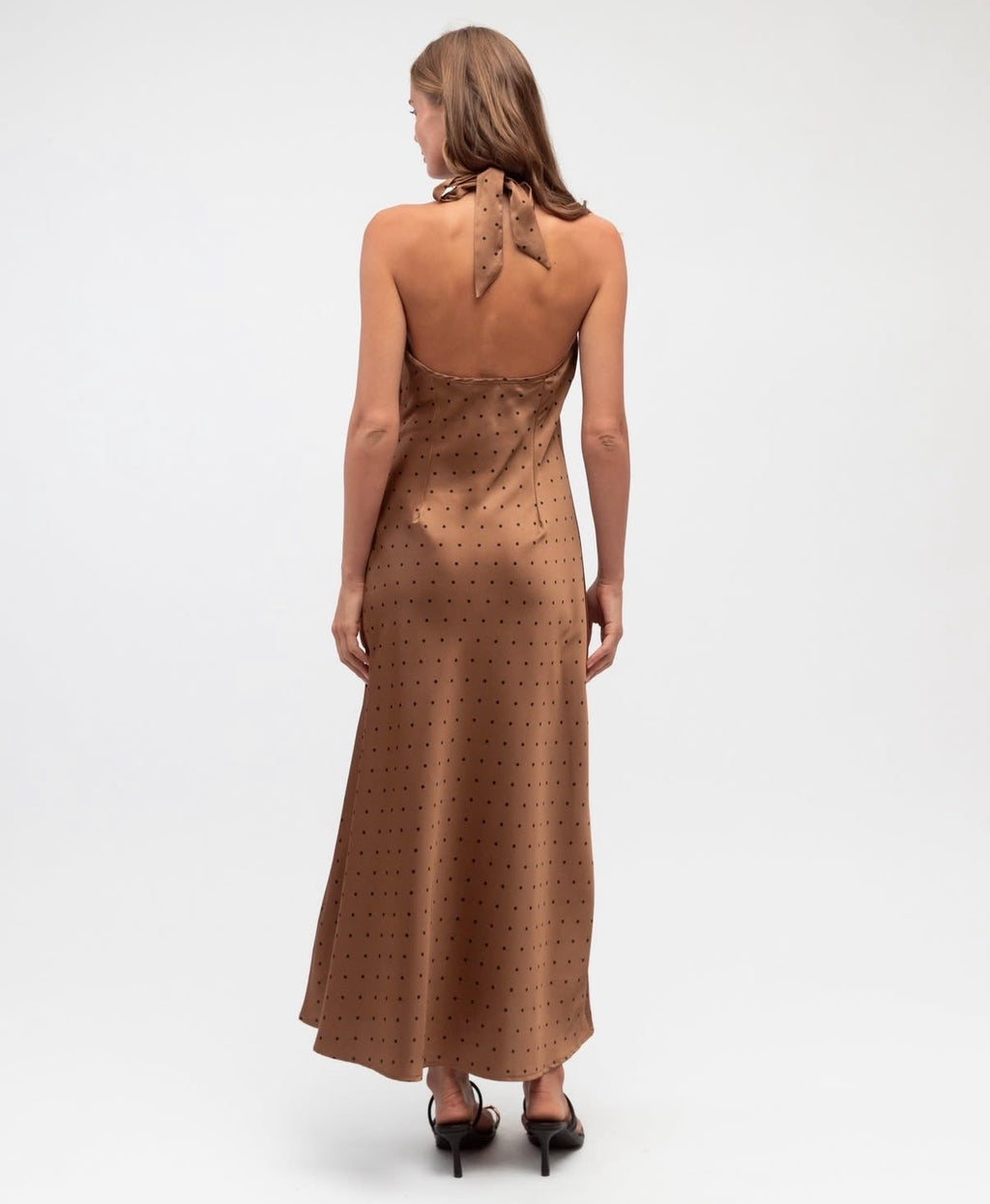 Paper Heart Yuki Satin Midi Dress