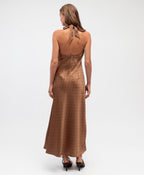 Paper Heart Yuki Satin Midi Dress