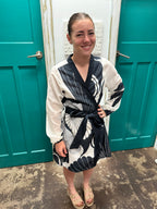 Mia Milan Mini wrap dress