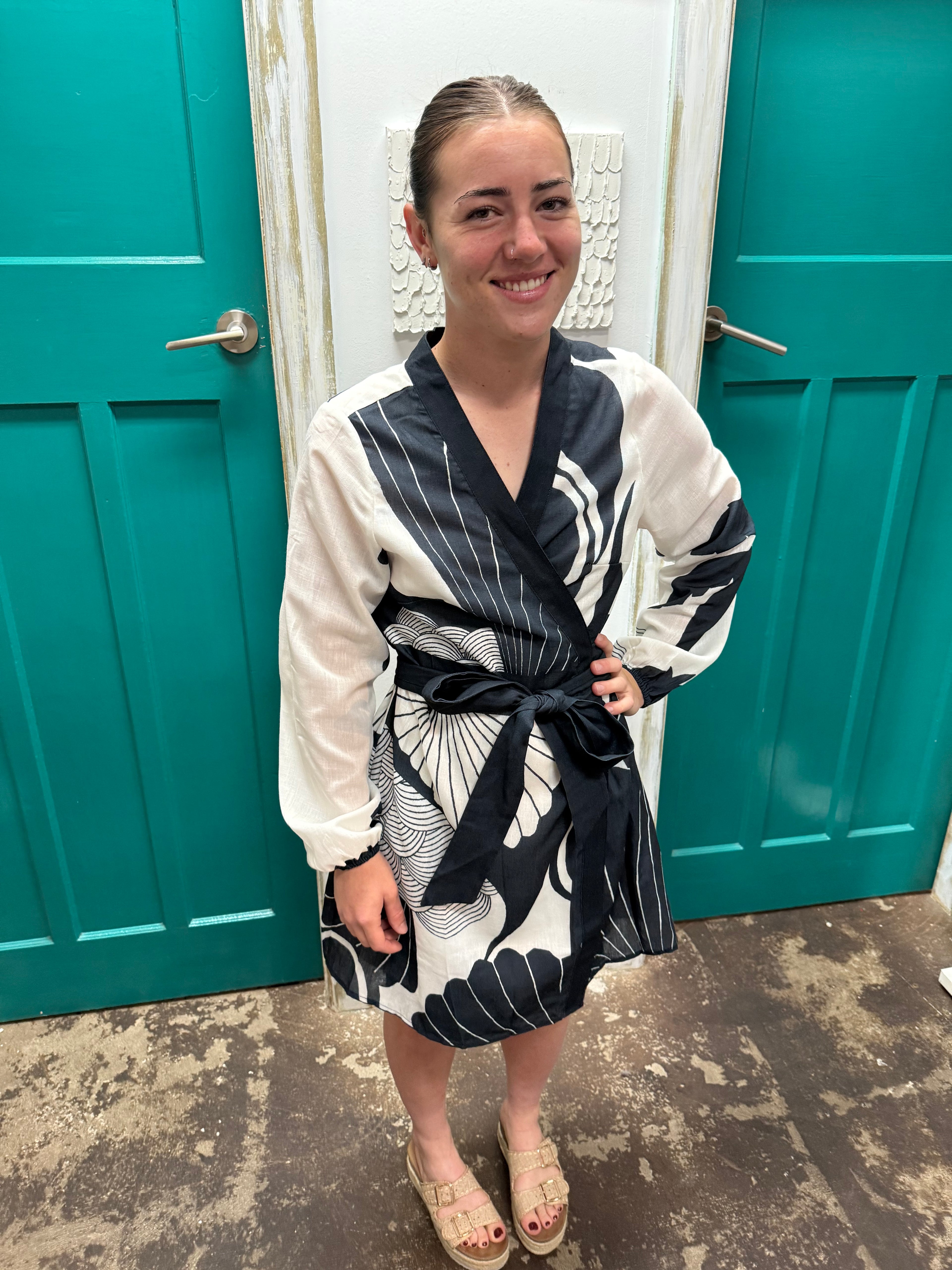 Mia Milan Mini wrap dress