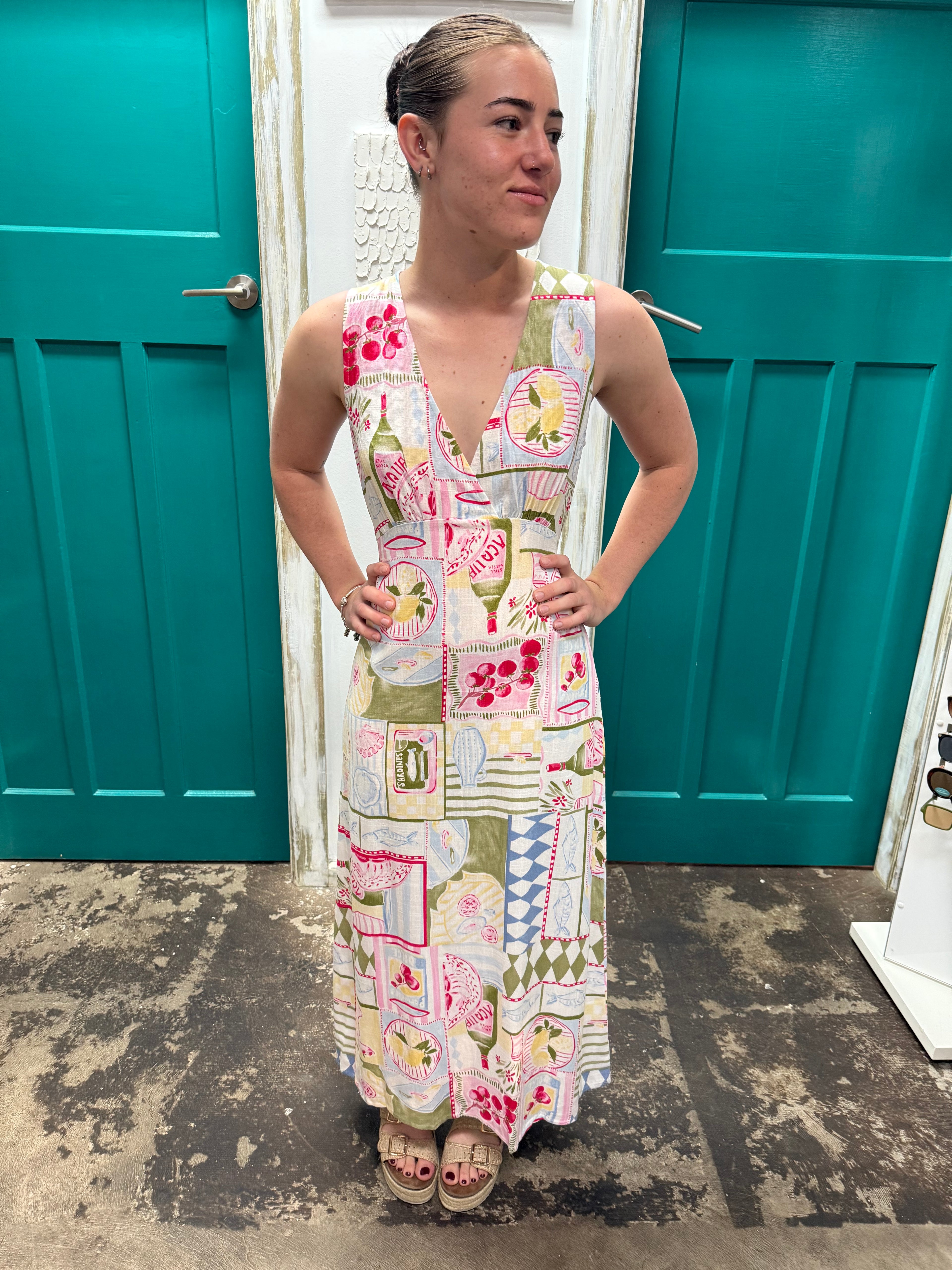Paper heart Clovelly Midi Dress