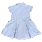 Korango Chambray Tiered Swing Dress