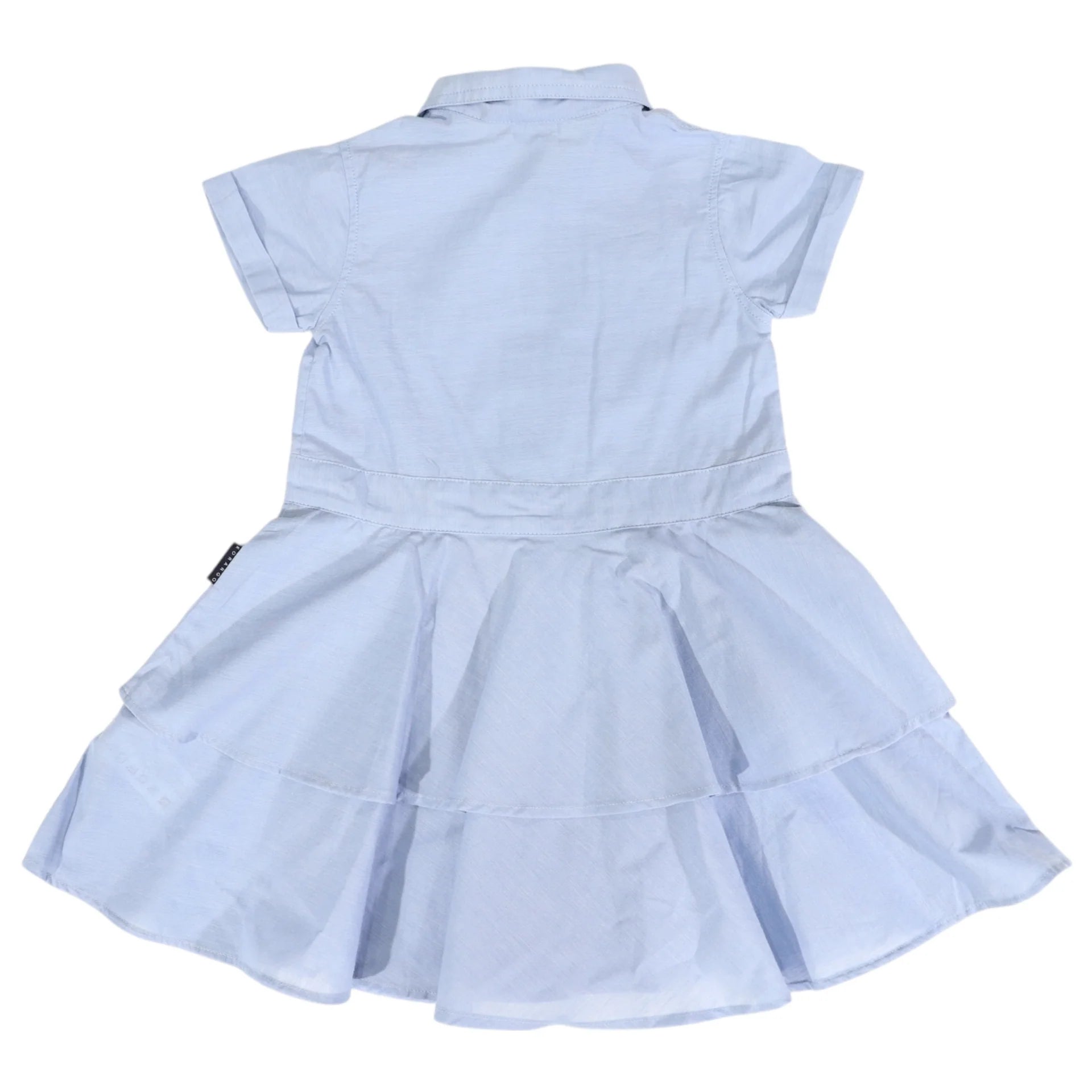 Korango Chambray Tiered Swing Dress