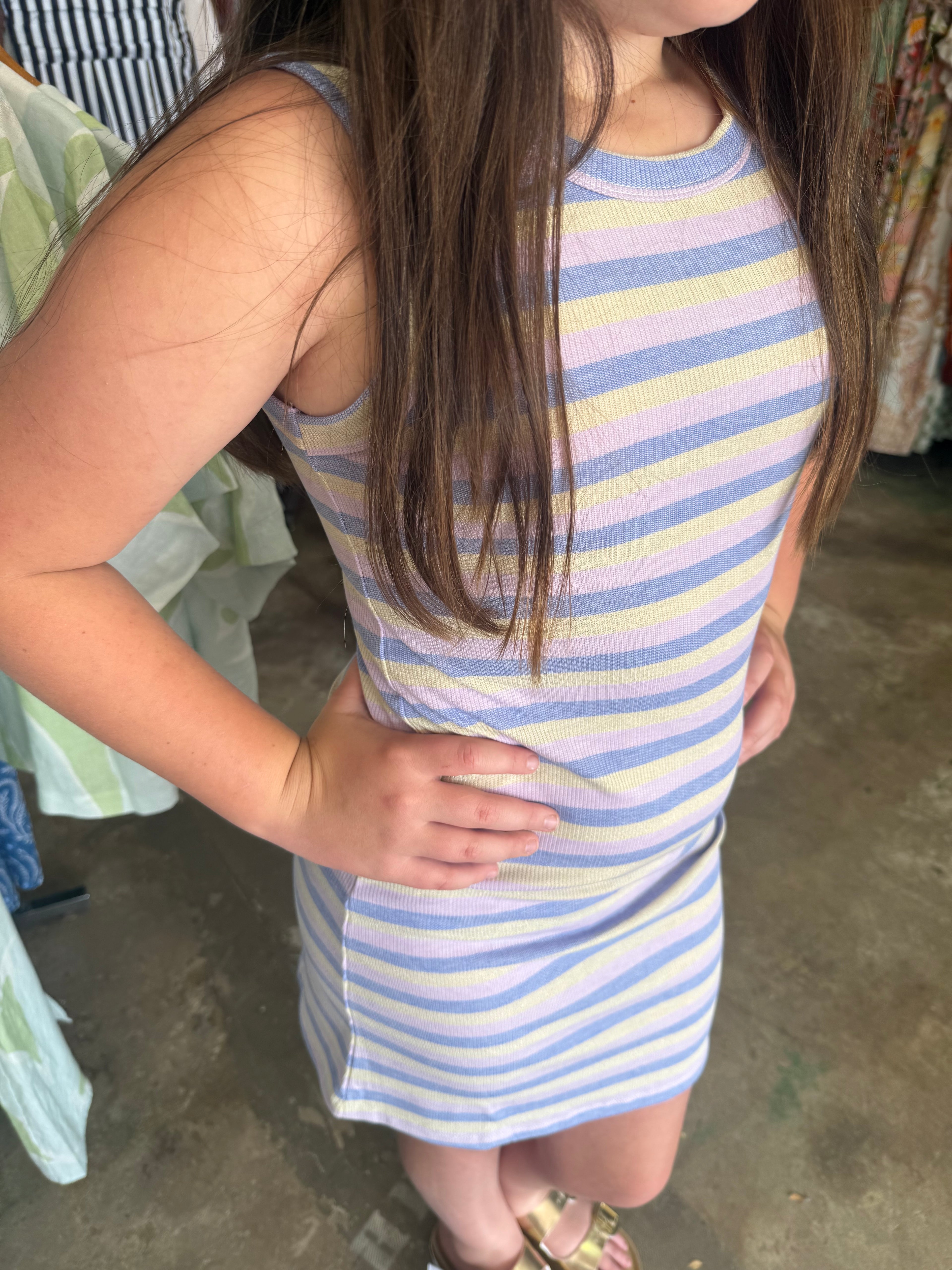 Eve Girl Callie Rib Tank Dress