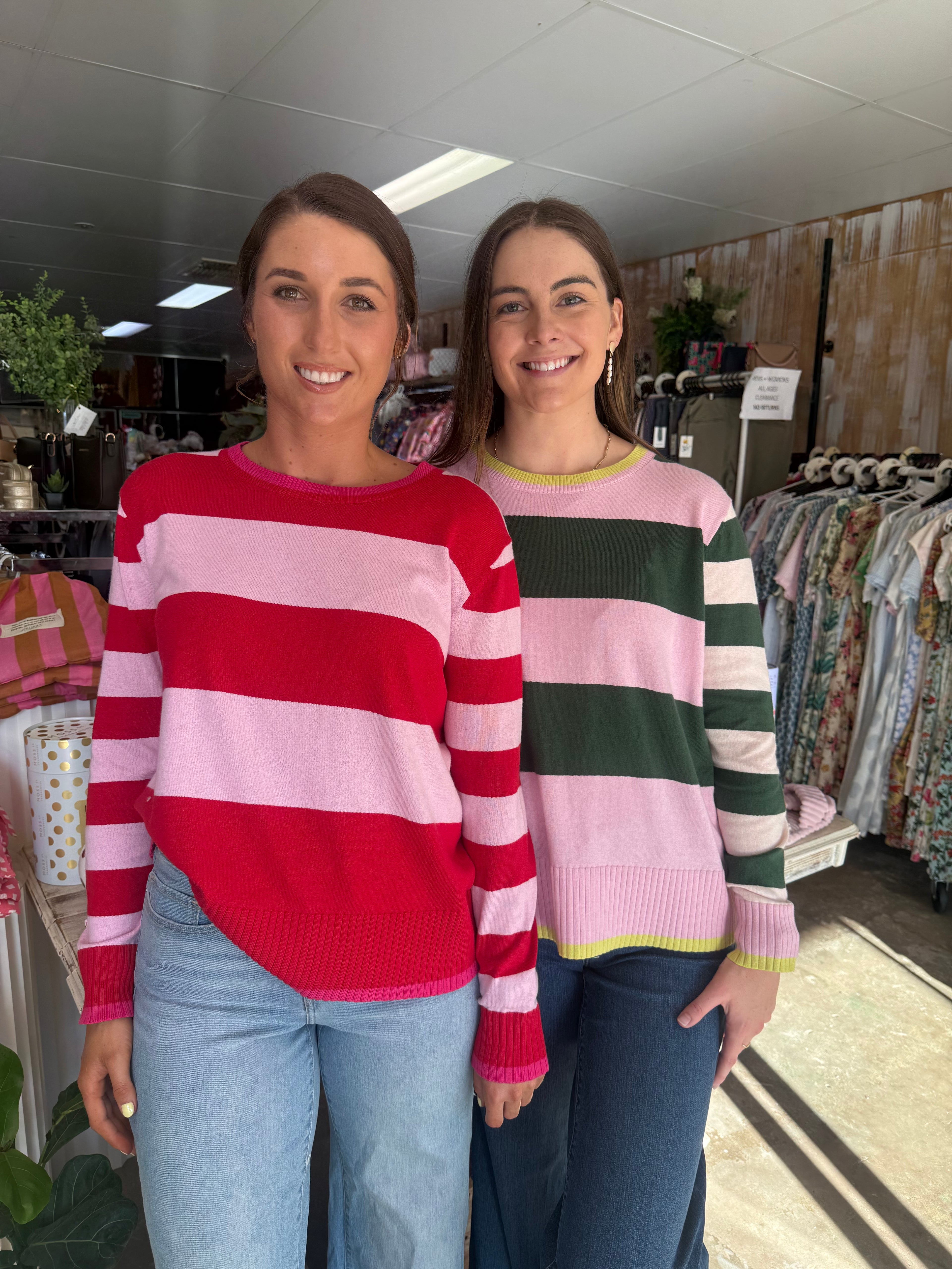 Goondiwindi Corton Sierra stripe Knit