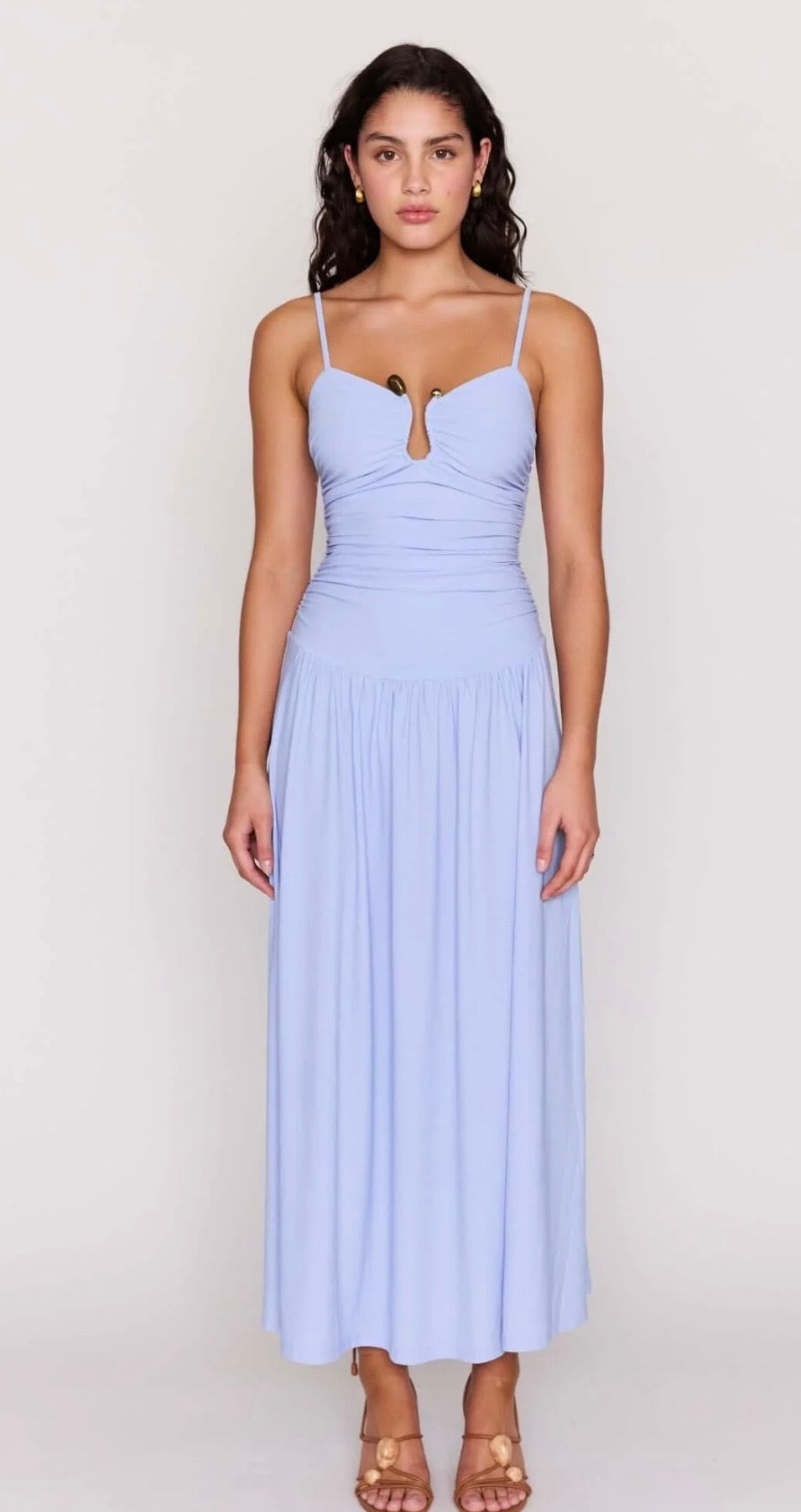 Mink Pink Bianca Drop Waist Maxi Dress