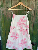 Liora pink floral Woven Playsuit
