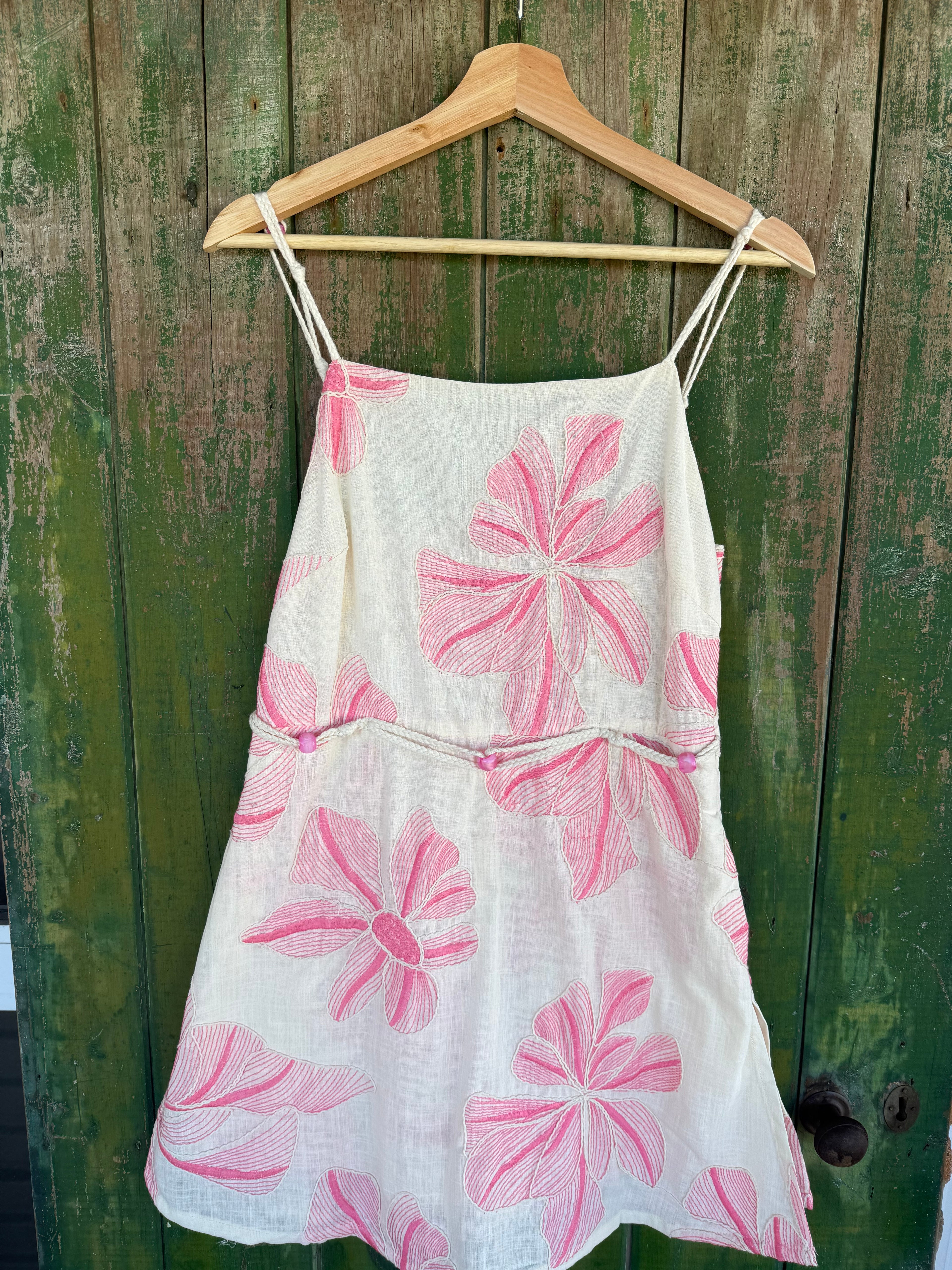 Liora pink floral Woven Playsuit
