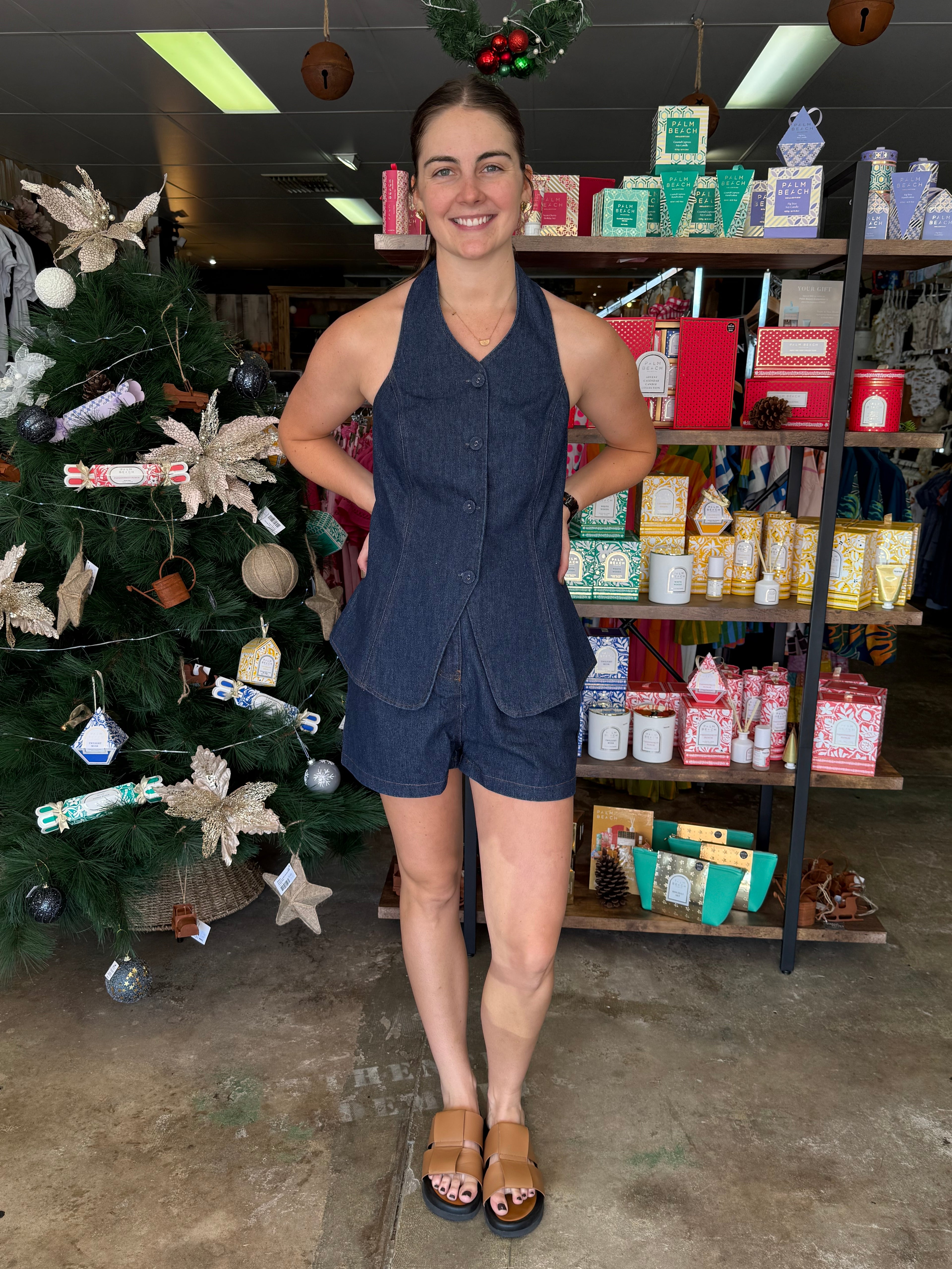 Indikah Denim Shorts