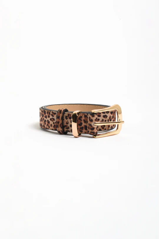 Adorne Leopard Jeans Belt