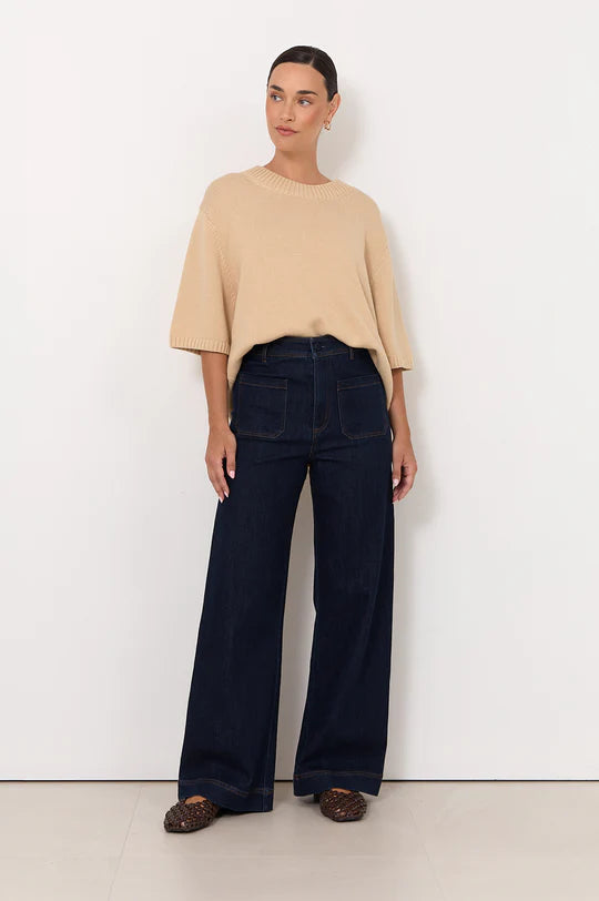 Adorne Lucy Patch Pocket Denim Pant