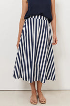 Adorne Elsie A line midi skirt