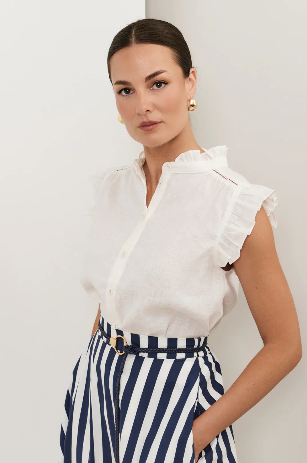 Adorne Bree button up top