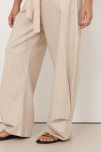 Adorne Audrey Pinstripe Tapered Pant