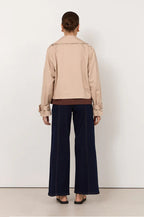 Adorne Nessa Cropped Trench