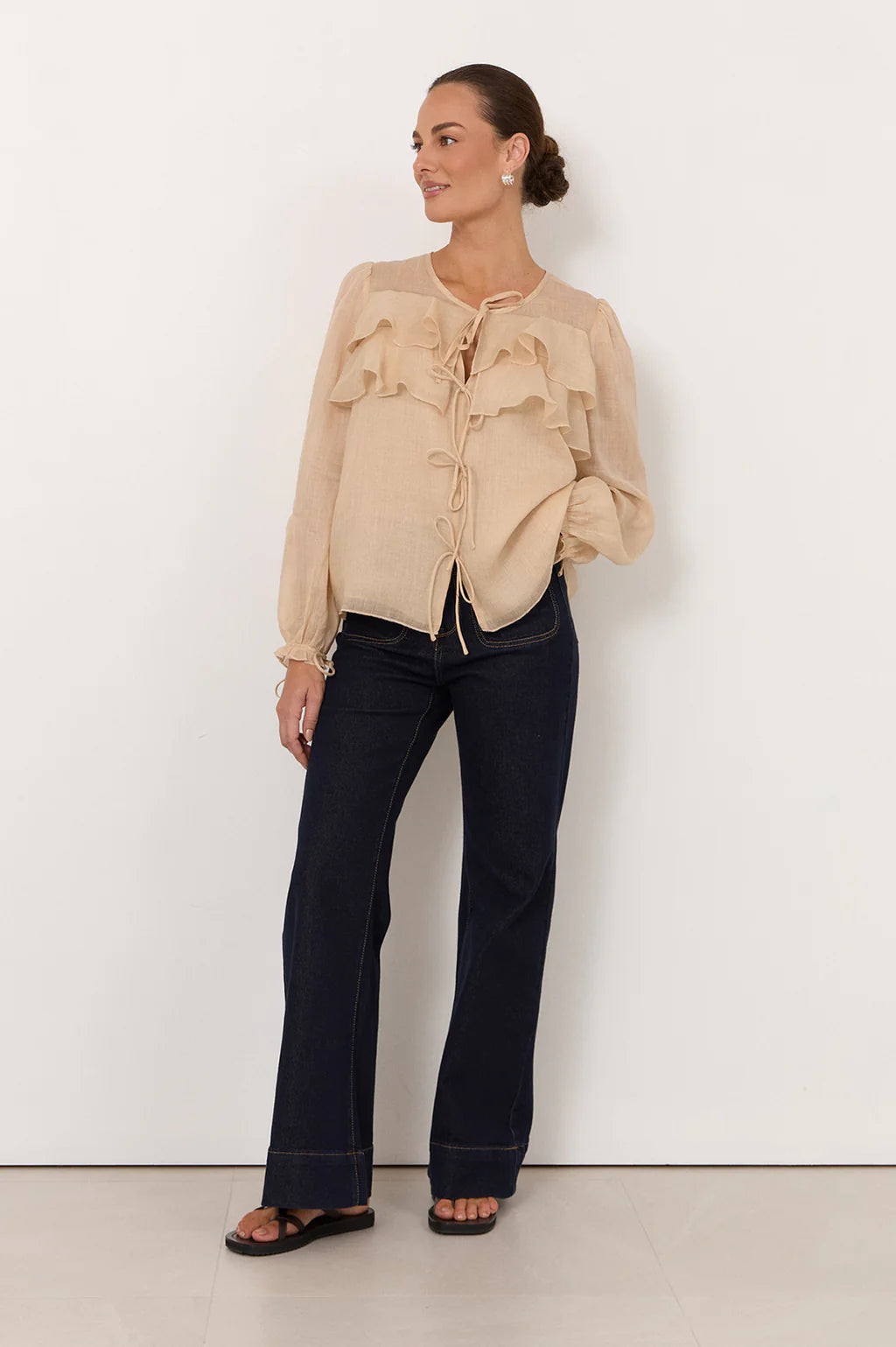 Adrone Felicity Tie Detail Top