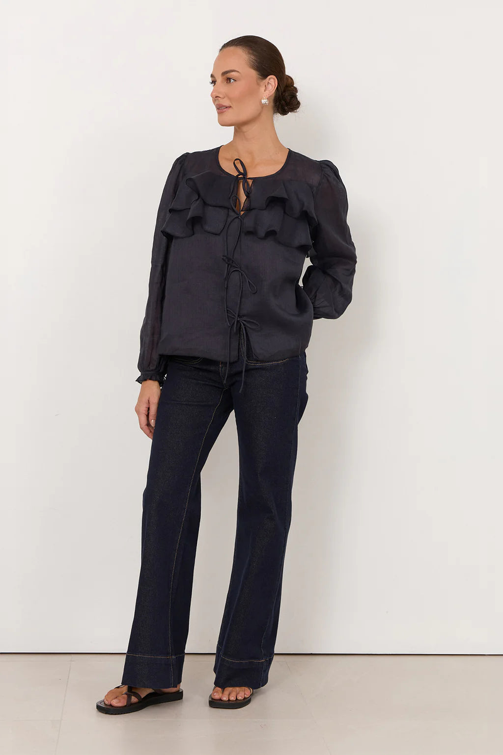 Adrone Felicity Tie Detail Top