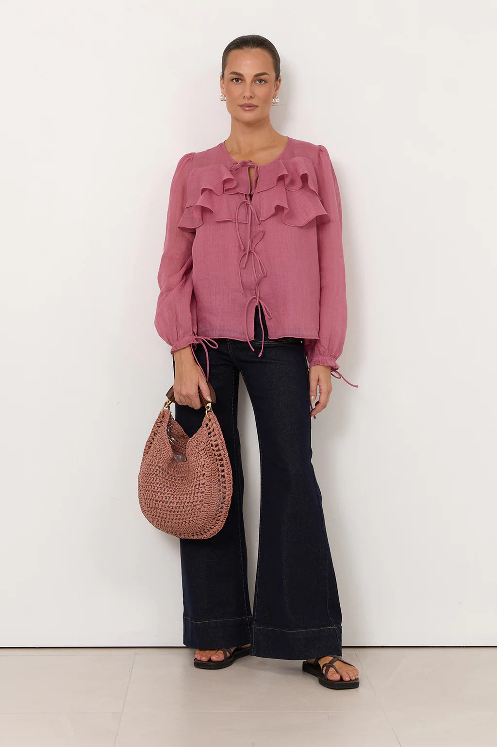 Adrone Felicity Tie Detail Top