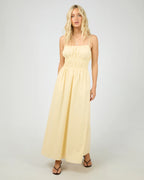 AAE Alessa Linen Maxi Dress