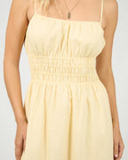 AAE Alessa Linen Maxi Dress