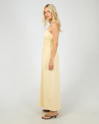 AAE Alessa Linen Maxi Dress