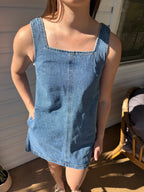 Staple the label Cassia denim mini dress