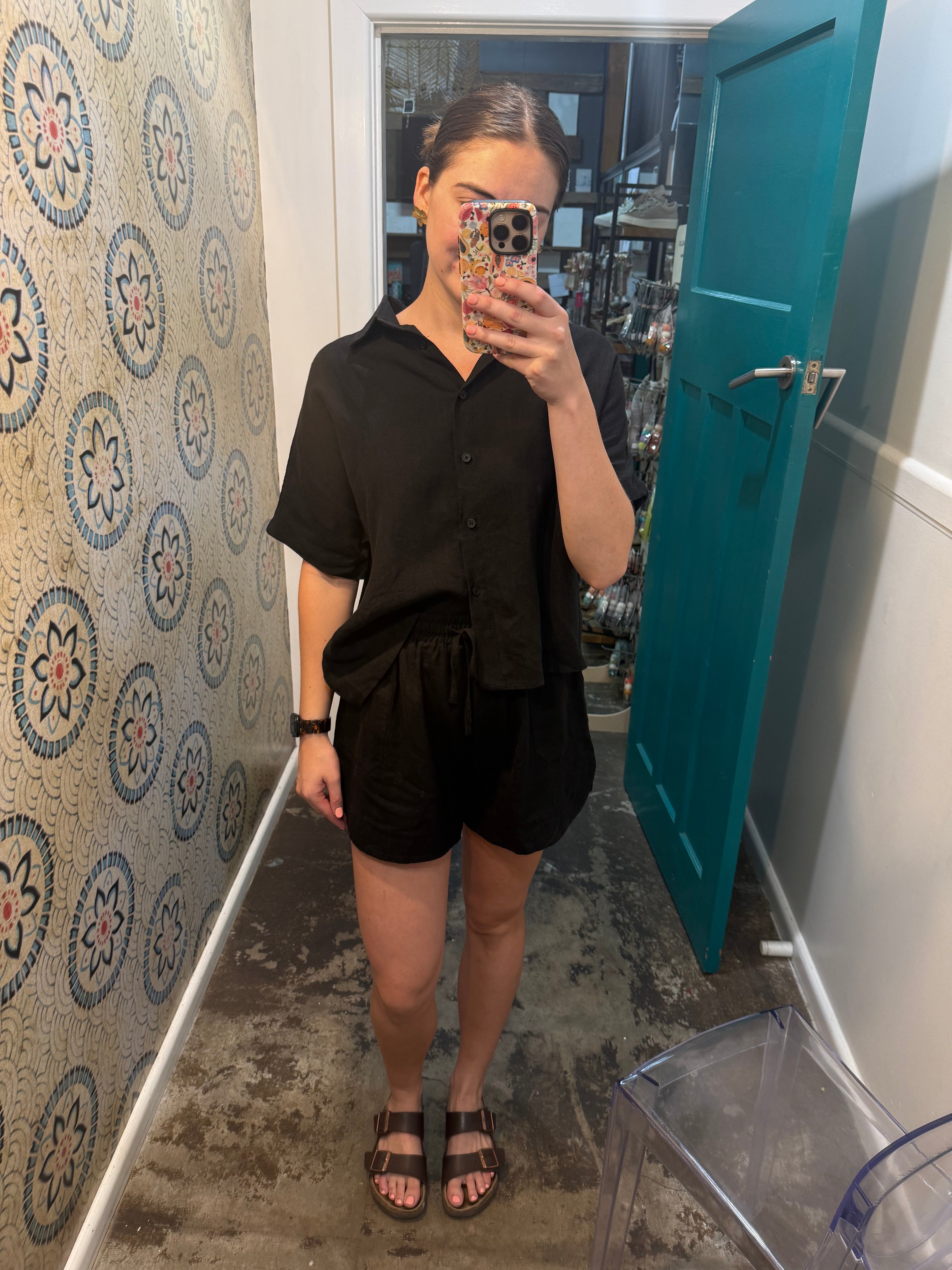 Little Lies Bronte Linen Shorts