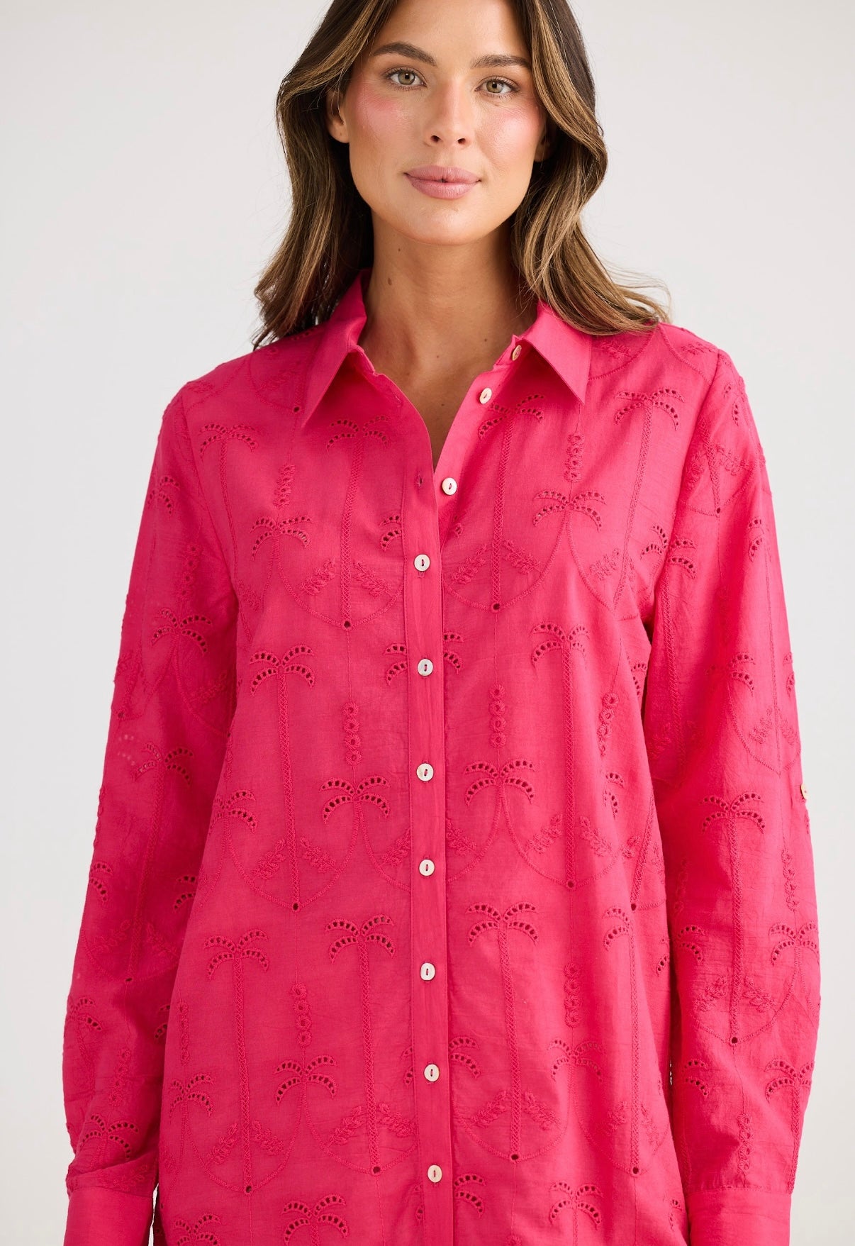 Holiday Palm Overshirt