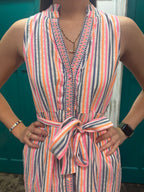 Azure and Indigo sunset sundress